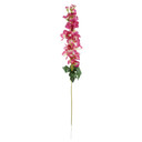 70cm Dark Pink Artificial Delphinium Flower Arrangement Pink Vase