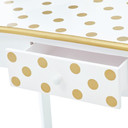 Fantasy Fields Dressing Table Vanity Set w/ Mirror & Stool Polka Dots