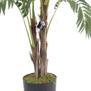120cm Realistic Artificial palm tree with pot with Gold Metal Planter