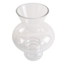 35cm Bubble Clear Glass Vase