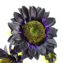 100cm Purple Artificial Sunflower Arrangement Glass Vase