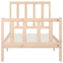 Bed Frame Solid Wood 90x200cm - 200x200cm Various Colours