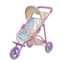 Olivia's Little World Dreamland Baby Doll Pram Pushchair Stroller with Storage