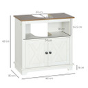 Bathroom Sink Cabinet, Freestanding Under Sink Cabinet, White