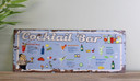 Vintage Metal Sign - Cocktail Bar