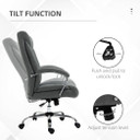 High Back Home Office Chair Computer Desk Chair w/ Arm, Swivel Wheels, Grey