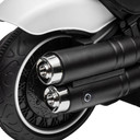 6V Electric Motorbike w/ Training Wheels, One-Button Start, Headlight - White
