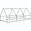 Outsunny Portable Small Polytunnel with Mesh Windows, 240x90x90cm