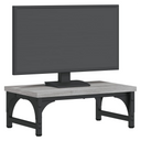 vidaXL Monitor Stand Grey Sonoma 37x23x14 cm Engineered Wood