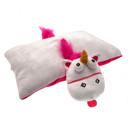 Despicable Me Fluffy Unicorn Folding Cushion - Soft Plush Cushion in Folded Position
