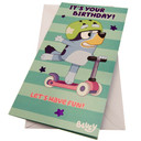 Bluey Birthday Card