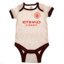 Manchester City FC 2 Pack Bodysuit 0/3 mths ES