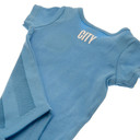 Manchester City FC 2 Pack Bodysuit 0/3 mths ES