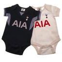 Tottenham Hotspur FC 2 Pack Bodysuit 6/9 mths GD