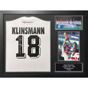 Germany Klinsmann Signed Shirt (Framed)