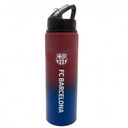 FC Barcelona Aluminium Drinks Bottle XL with Vibrant Fade Design and Crest Print