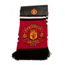 Manchester United FC Jacquard Knit Scarf with Club Crest in Red, White, and Black