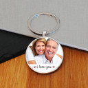 I Love You Photo Upload Key Ring