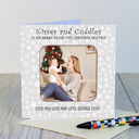 Mummy First Christmas Photo Upload Coaster Card