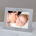 Mummy Our 1st Christmas Together Silver Plated Picture Frame (6"" x 4"")