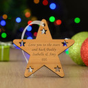 Personalised Star Decoration - Cherrywood