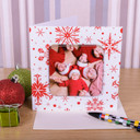 Christmas Photo Upload Coaster Card