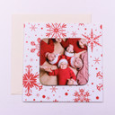 Christmas Photo Upload Coaster Card