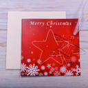 Chrsitmas Card with Initial Decoration