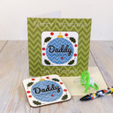 Daddy, Our 1st Christmas Coaster Card