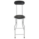 Portable Folding Breakfast Bar Stool Seat - Camping/Picnic Chair/Outdoor Garden