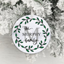 Surname & Initial Christmas Decoration