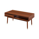 Dawson Mid Century Modern Wooden Coffee Table