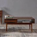 Dawson Mid Century Modern Wooden Coffee Table