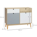 Sideboard Storage Cabinet Kitchen Cupboard with Drawers for Bedroom, Living Room