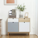 Sideboard Storage Cabinet Kitchen Cupboard with Drawers for Bedroom, Living Room