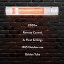 Image: Lloytron Patio Heater in Outdoor Setting - Warmth and Light Combined