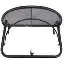 Outsunny Hanging Rail Table, 60Lx45Wx50H cm-Black 