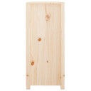 Side Cabinet 100x40x90 cm Solid Wood Pine