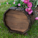 2PCs Wooden Planter Box Flower Plant Pot Flower Beds Plant Box