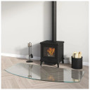 Fireplace Glass Plate 120x60 cm