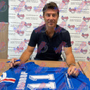 Image of Rangers FC Laudrup & Gascoigne Dual-Signed Shirt in Stylish Black Frame - Official Licensed Product