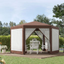 Hexagonal Garden Gazebo Party Tent Patio Marquee Canopy