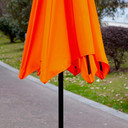 Patio Umbrella Parasol Sun Shade Garden Aluminium Orange 2.7M Outsunny