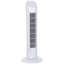 HOMCOM 30" Tower Fan Noise Reduction Wind 3-Level Cool ABS Indoor White