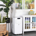 8000BTU Portable Air Conditioner 4 Modes LED Display Timer Home Office HOMCOM