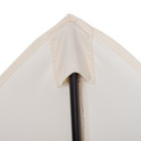 1.96m Parasol Patio Umbrella, Cream White