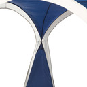 Outdoor Gazebo Event Dome Shelter Party Tent for Garden Blue and Grey