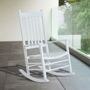 Garden Rocking Chair Outdoor Swing Wooden Rocker Balcony Deck