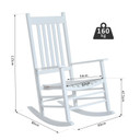 Garden Rocking Chair Outdoor Swing Wooden Rocker Balcony Deck