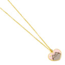 Pusheen Gold Plated Heart Necklace